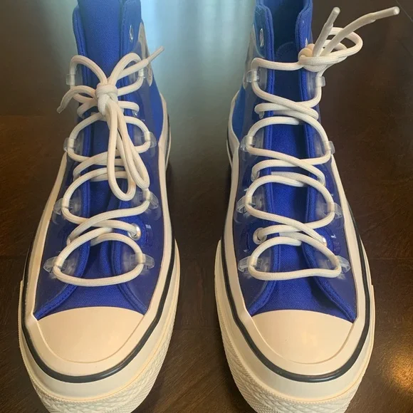 💫HP‼️💫 RARE‼️ Unisex NIB CONVERSE Chuck 70 Utility Hi Sneakers, Blue, M9.5/W11.5 - Picture 3 of 7